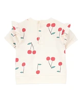 Baby 3-Piece Cherry Outfit Set - Red/Ivory