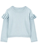 Toddler Ribbed Long-Sleeve Sweater