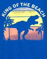 Dinosaur King Of The Beach Graphic Tee