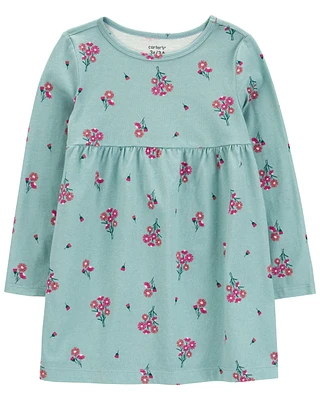 Toddler Floral Jersey Dress