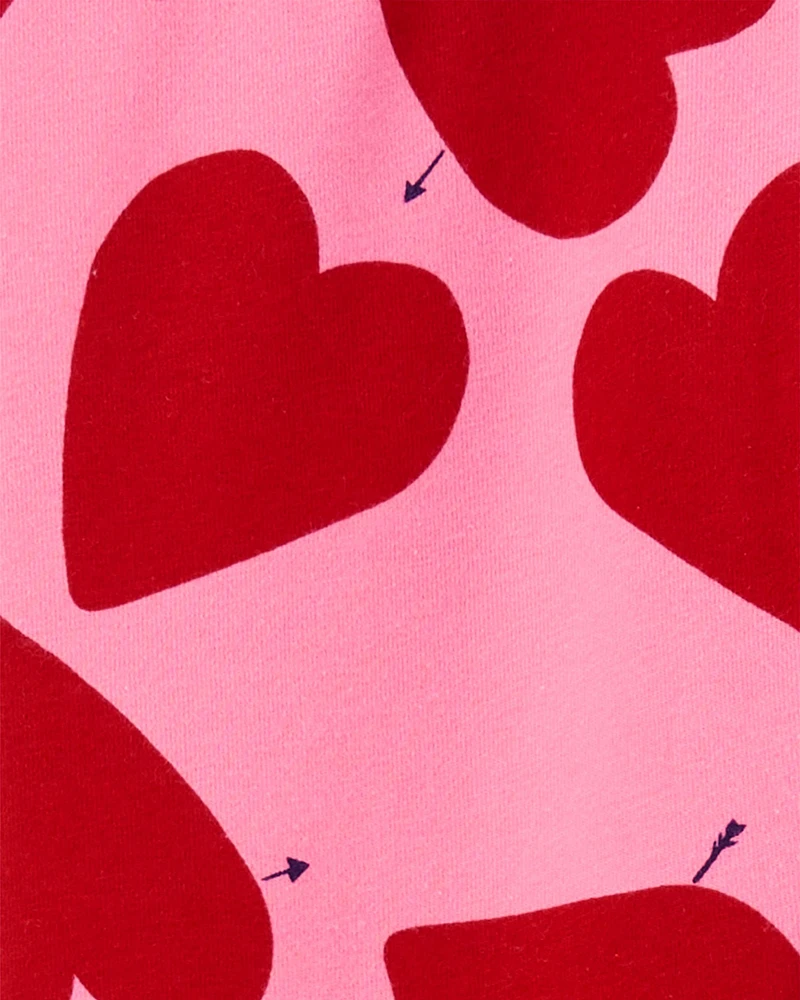 Kid Valentine's Day Heart Leggings