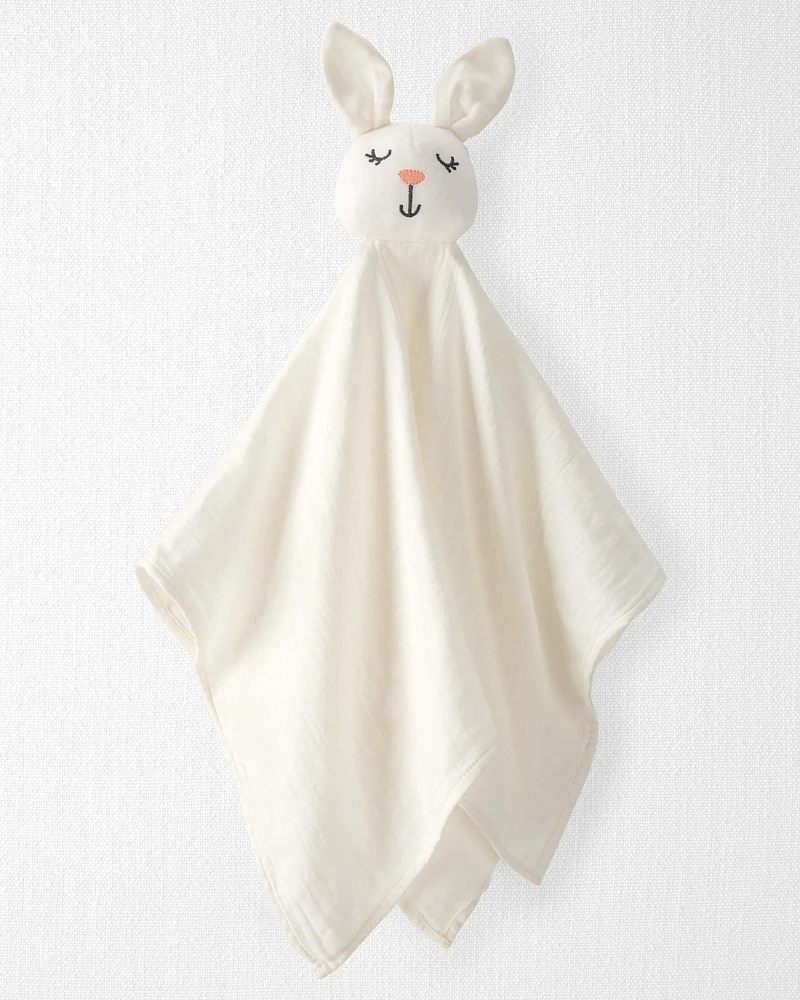 Baby Organic Cotton Muslin Bunny Lovey