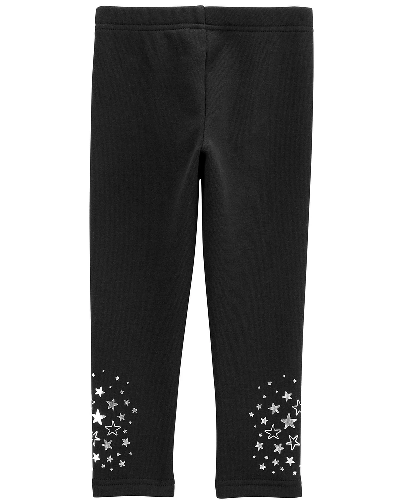 Toddler Star Cozy Fleece Leggings