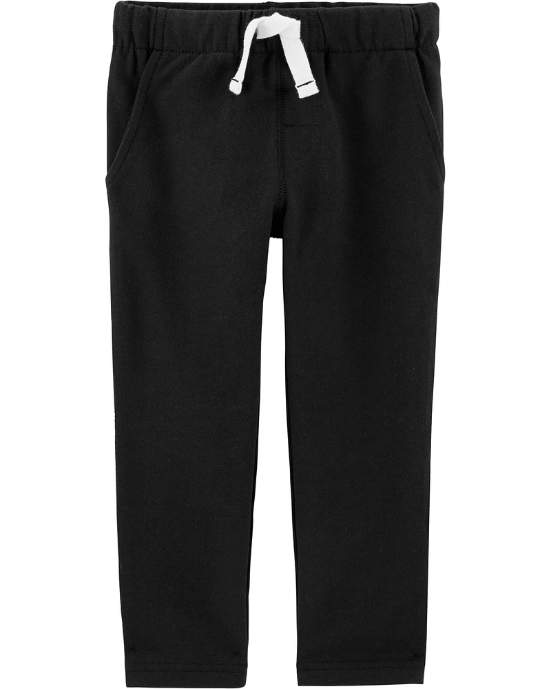 Pull-On French Terry Pants