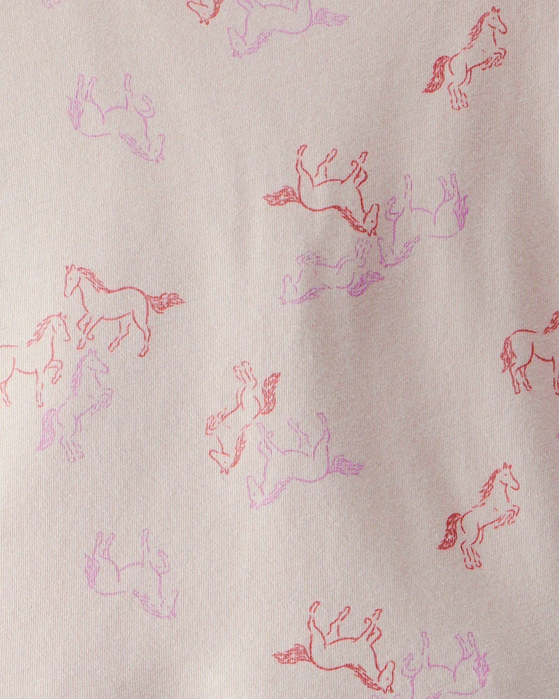 Kid Horse Print Dress