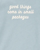 Baby Good Things Come Small Packages Long-Sleeve Bodysuit