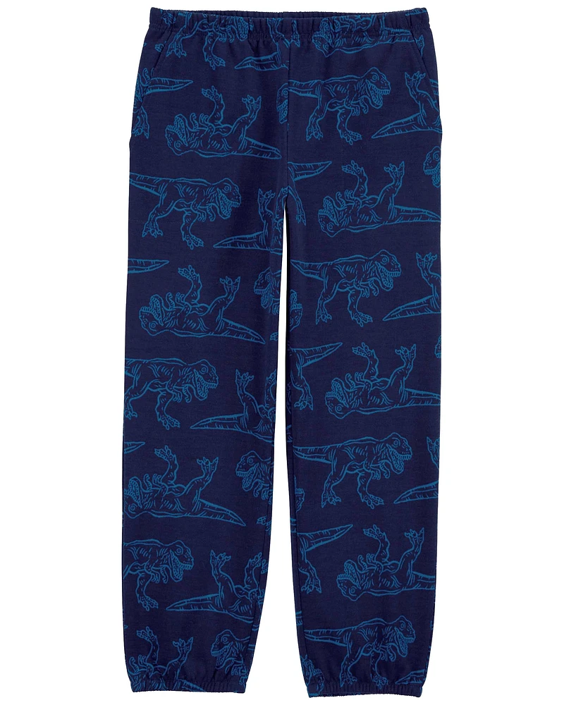 Kid Dinosaur Fleece Pyjama Bottoms