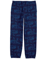 Kid Dinosaur Fleece Pyjama Bottoms