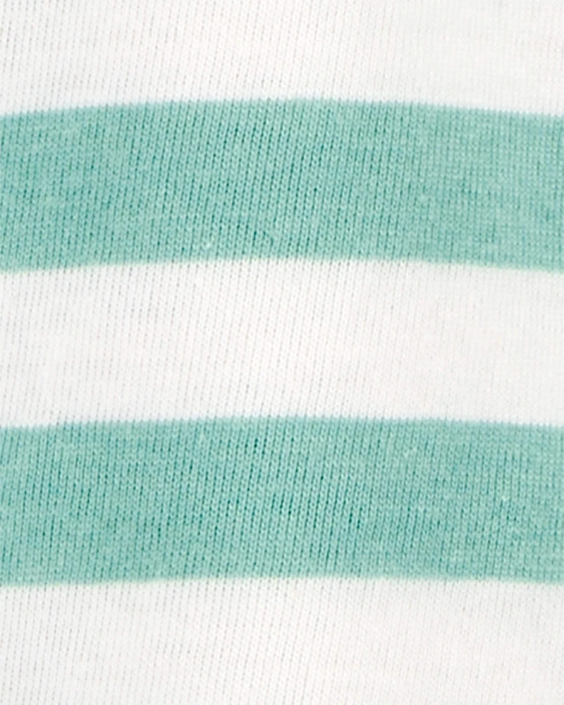 Baby Striped Short-Sleeve Pocket Tee