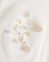 Baby 4-Piece Cloud Print Outfit Set
