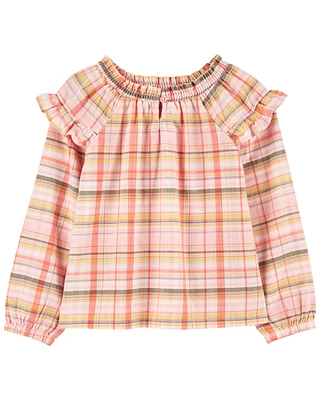 Baby Plaid Top