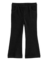 Toddler Pull-On Velour Flare Pants