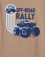 Kid Off-Road Rally Short-Sleeve Graphic Tee - Brown
