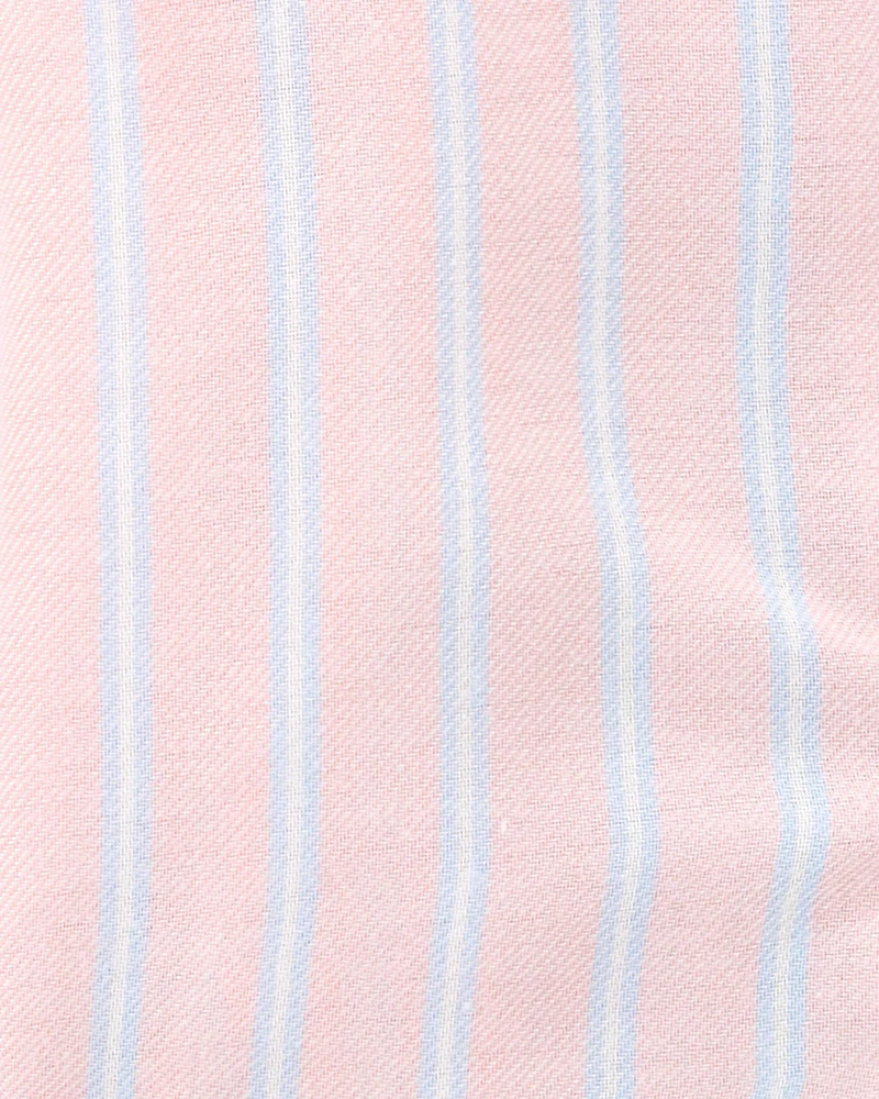 Toddler Striped Loose Fit 2-Piece Pyjamas - Purple