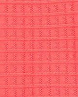 Kid Orange Knit Tank Top
