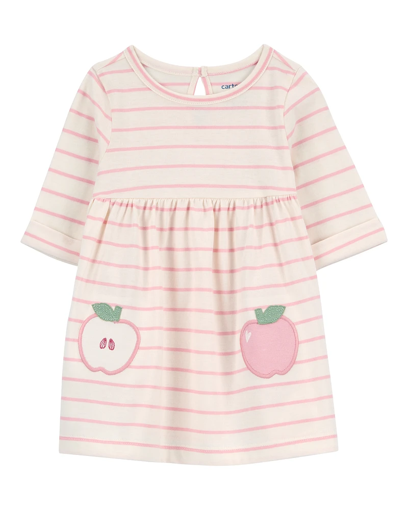 Baby Striped Apple Dress