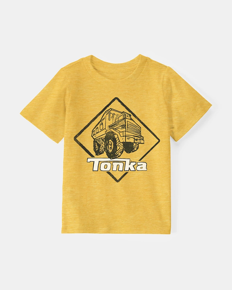 Toddler Tonka Truck Short-Sleeve Graphic Tee - Gold