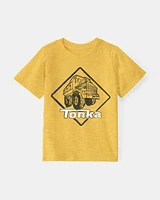 Toddler Tonka Truck Short-Sleeve Graphic Tee - Gold