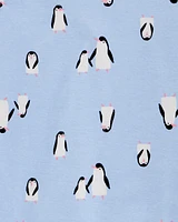 Kid 4-Piece Penguin 100% Snug Fit Cotton Pyjamas