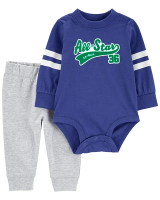 Baby 2-Piece All-Star Brother Bodysuit Pant Set