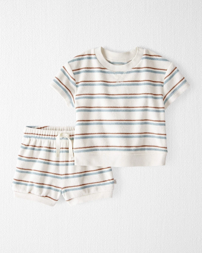 Baby 2-Piece Terry Set Made With Organic Cotton