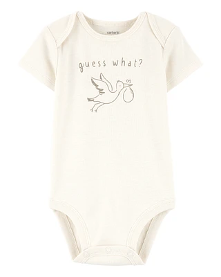 Baby Stork Announcement Bodysuit