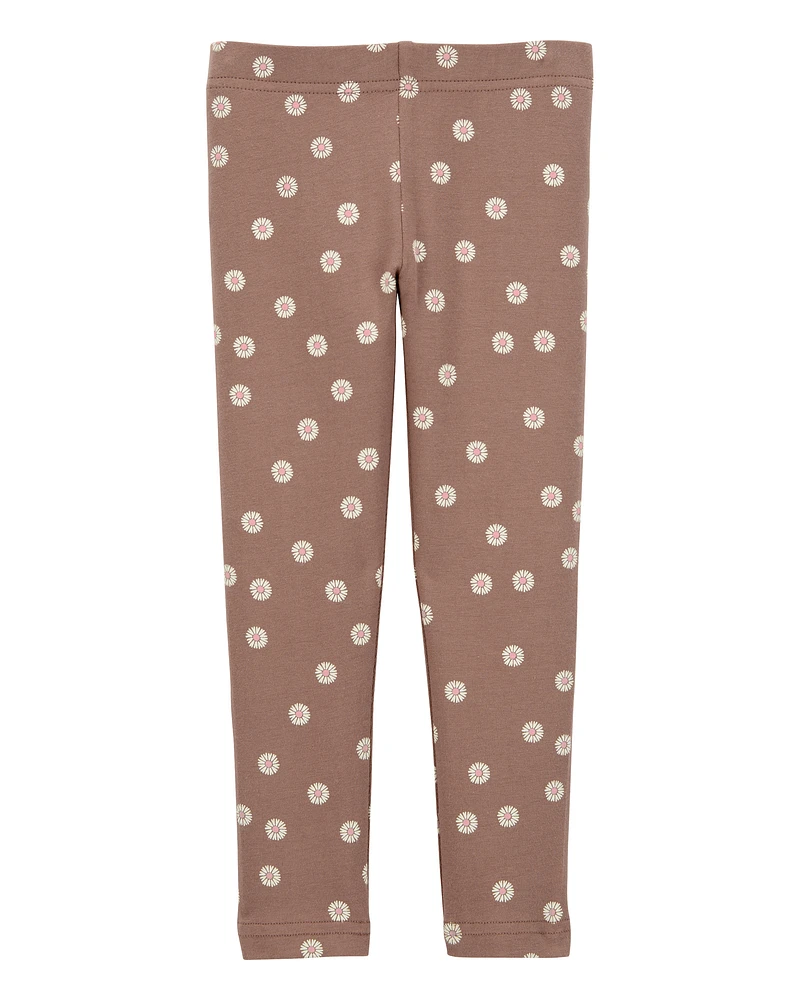Baby Girl Floral Stretch Leggings