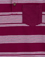 Toddler Striped Pocket Henley Tee