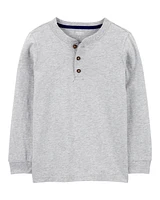 Kid Long-Sleeve Henley Tee