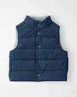 Baby 2-in-1 Puffer Vest Made with Recycled Materials