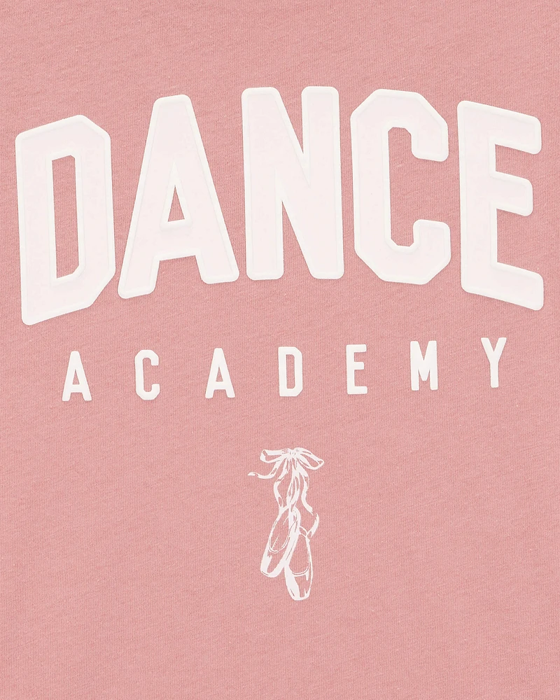Kid Dance Academy Short-Sleeve Graphic Tee - Pink