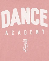 Kid Dance Academy Short-Sleeve Graphic Tee - Pink