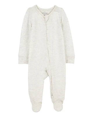 Baby Solid 2-Way Zip PurelySoft Sleeper Pyjamas