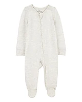 Baby Solid 2-Way Zip PurelySoft Sleeper Pyjamas