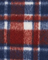 Kid Plaid Fleece-Lined Shacket