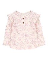 Baby Floral Thermal Long-Sleeve Top