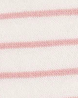 Baby 2-Piece Cherry Dress & Striped Romper Set