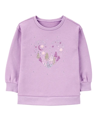 Toddler Heart Fleece Sweatshirt