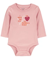 Baby Key To Mommy's Heart Collectible Bodysuit