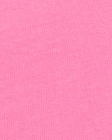 Baby Solid Flutter Short-Sleeve Tee - Pink