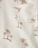 Baby Palm Tree 2-Piece Set Made with Organic Cotton