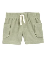 Baby 3-Piece Waffle Knit Outfit Set - Green