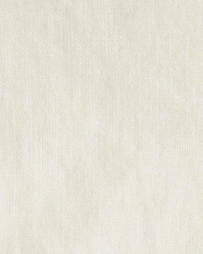 Toddler Boy Linen Button-Front Shirt