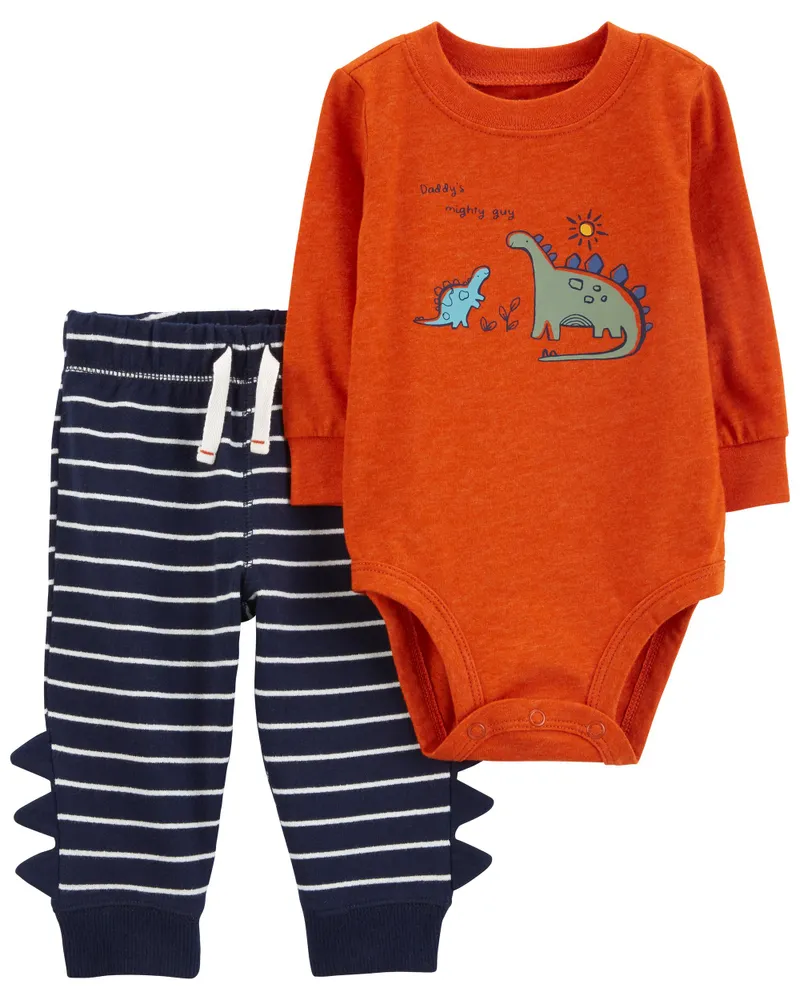 Carters Oshkosh 2-Piece Striped Bodysuit Pant Set