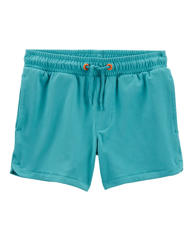 Toddler On-The-Go Pull-On Shorts - Teal