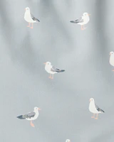 Toddler Recycled Seagull-Print Swimsuit