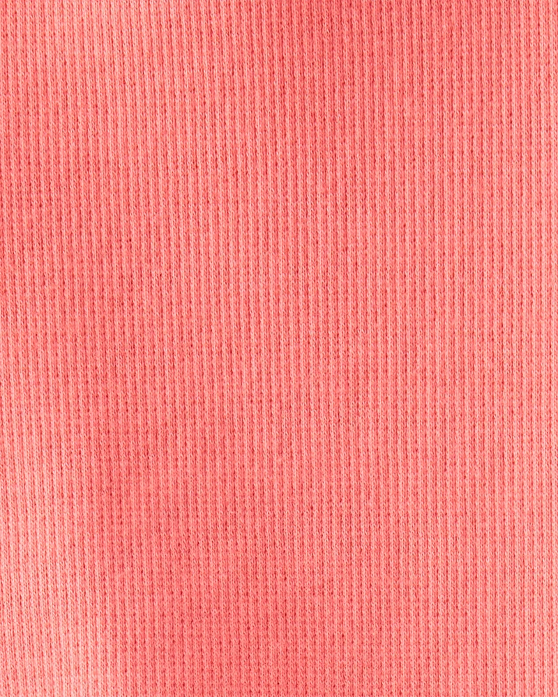 Baby Organic Cotton Ribbed Pyjama Set Pink