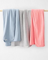 Baby Organic Cotton Pointelle Blanket