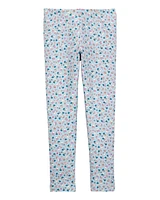 Kid 2-Piece Floral Gauze Top & Leggings Set