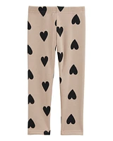 Toddler Heart Cozy Fleece Leggings